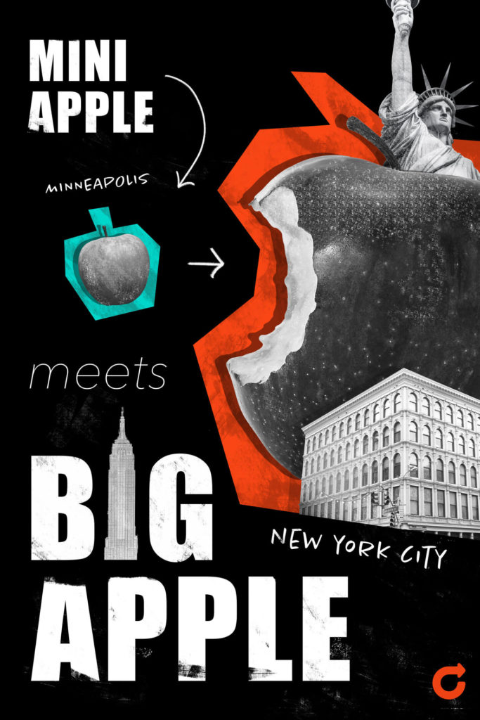 out-of-home marketing poster of new york