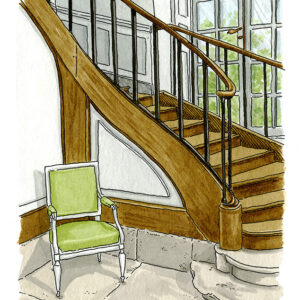 Staircase, Pavillon de la Muette