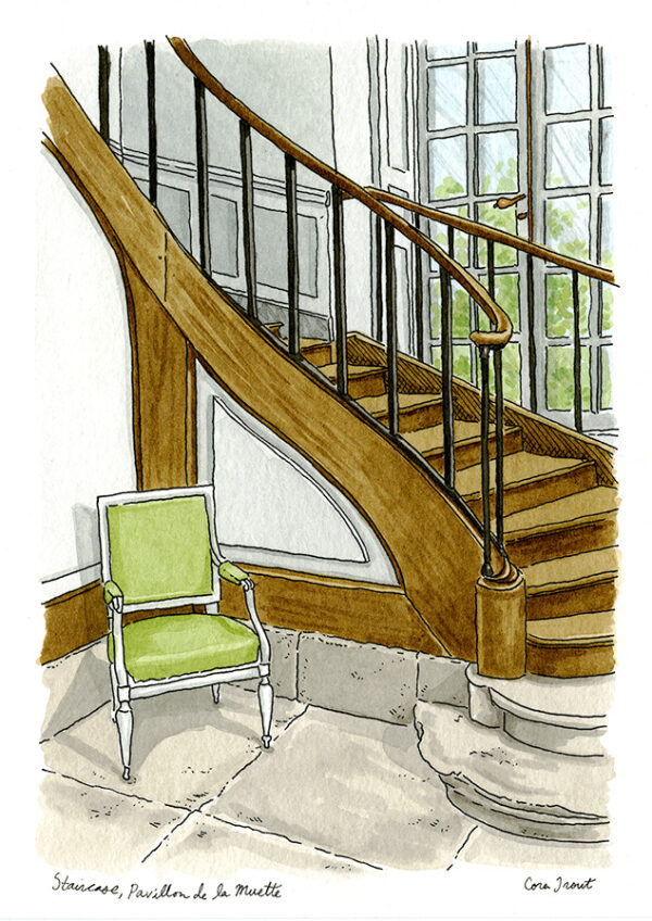 Staircase, Pavillon de la Muette